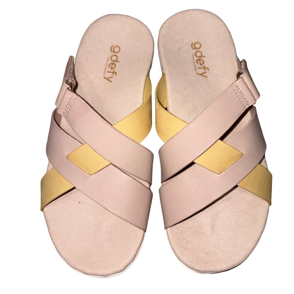 GDEFY Gravity Defyer LYNOR VersoShock Orthotic Comfort Slides   Size: US 8